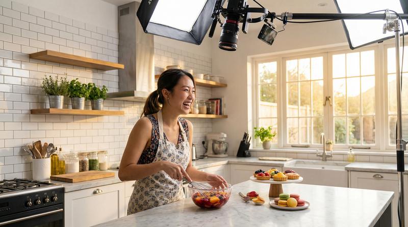 国产自拍美食视频教程